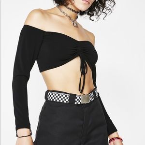 Dolls Kill/Motel Rocks Crop Top 🖤